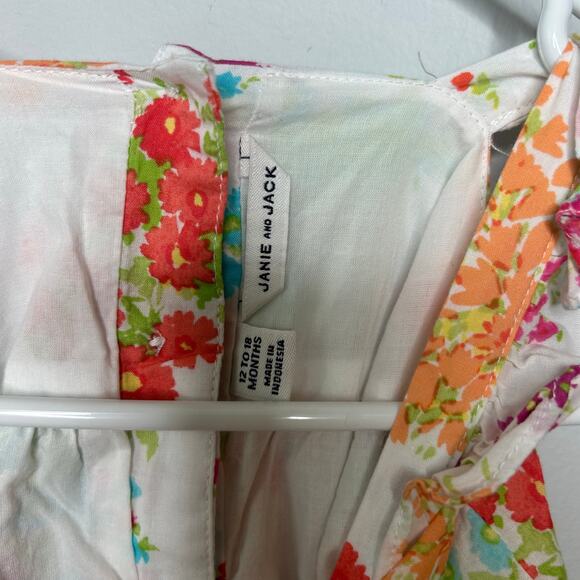 Janie And Jack Floral Ruffle Dress - Picture 3 of 5